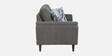 Emilia Fabric 2 Seater Sofa In Dark Grey Colour
