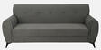 Emiliana Velvet 3 Seater Sofa in Grey Colour