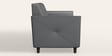 Emperor Synthetic Leather 2 Seater Sofa in Nimbus Grey Colour