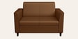 Emperor Synthetic Leather 2 Seater Sofa in Toffee Colour
