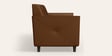 Emperor Synthetic Leather 3 Seater Sofa in Toffee Colour