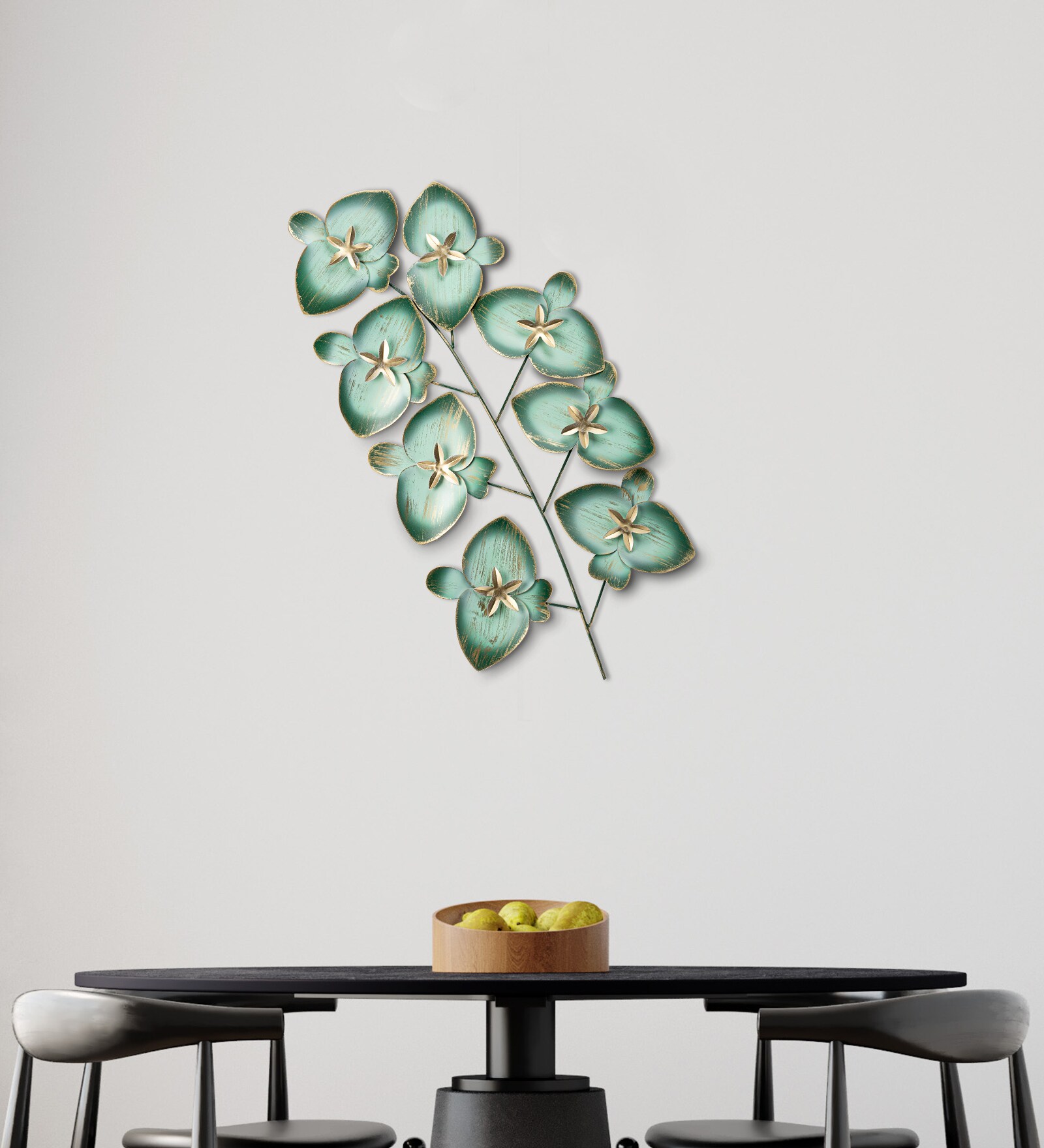 Emerald Green Metal Wall Art