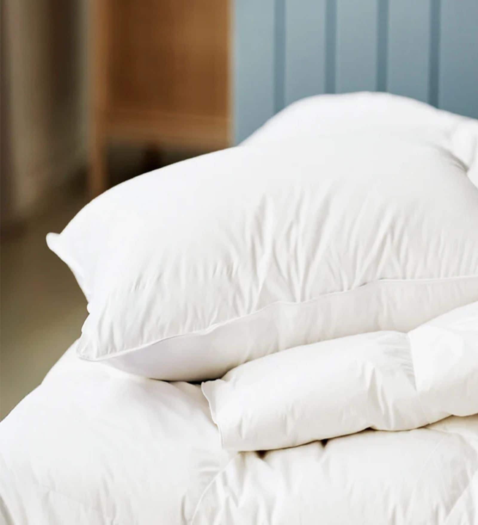 Emma Medium Duck Down Pillow 27x19 Inches for Back and Comination Sleepers