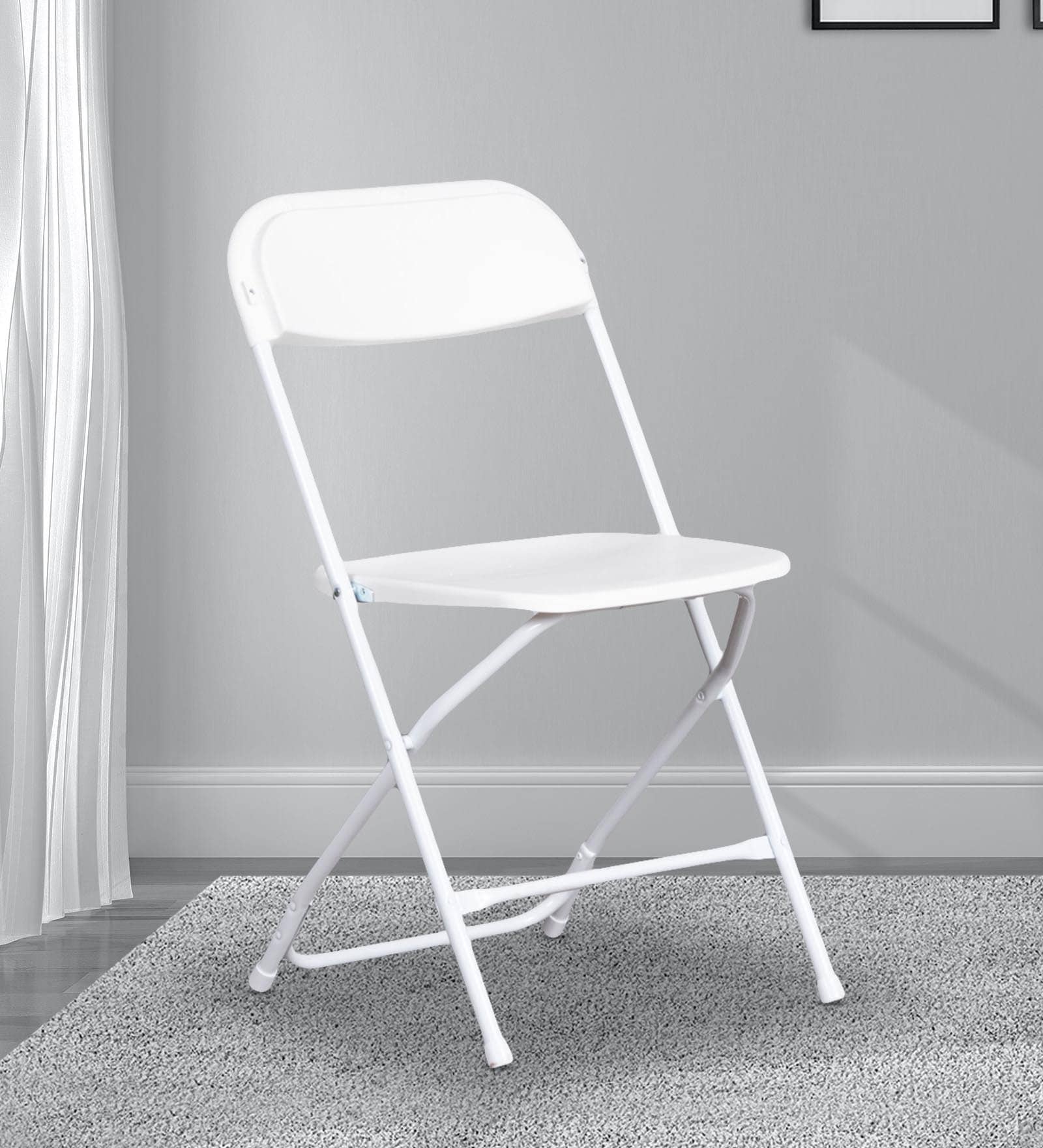 Emma Folding Chair in White Color
