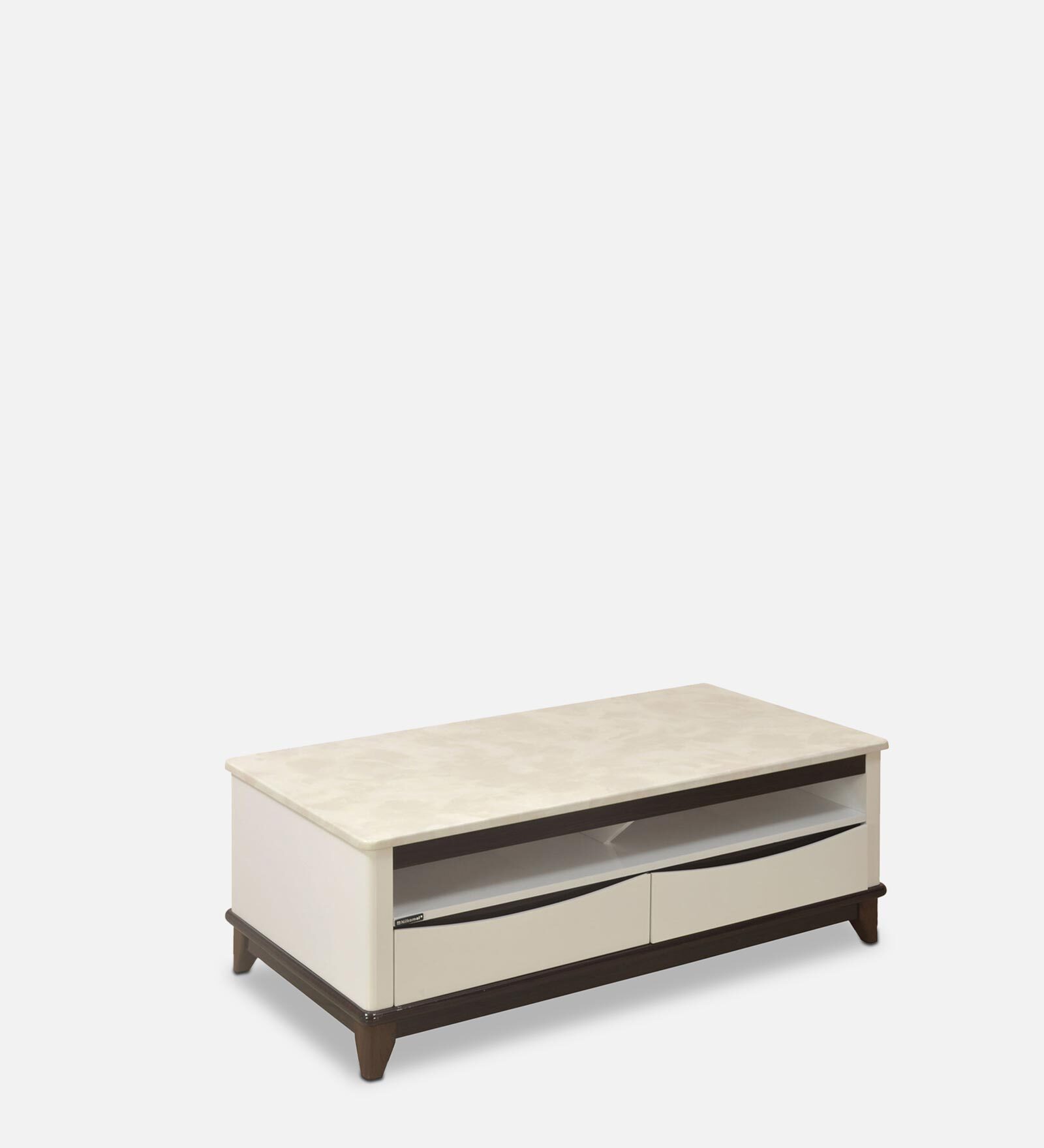 Emmette Coffee Table in Beige Finish Emmette Coffee Table in Beige Finish