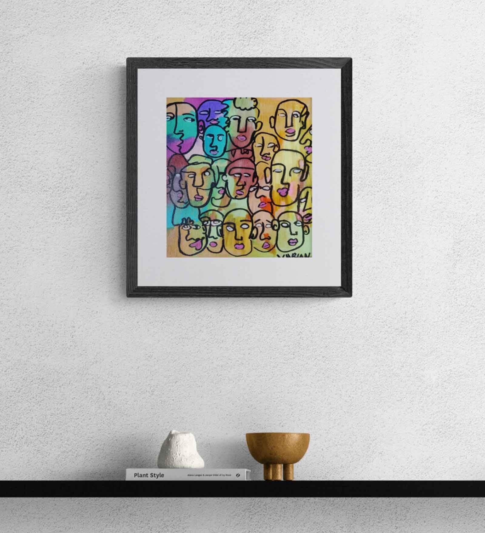 Emotions 2 Handmade Acrylic Paint On Canvas Unframed