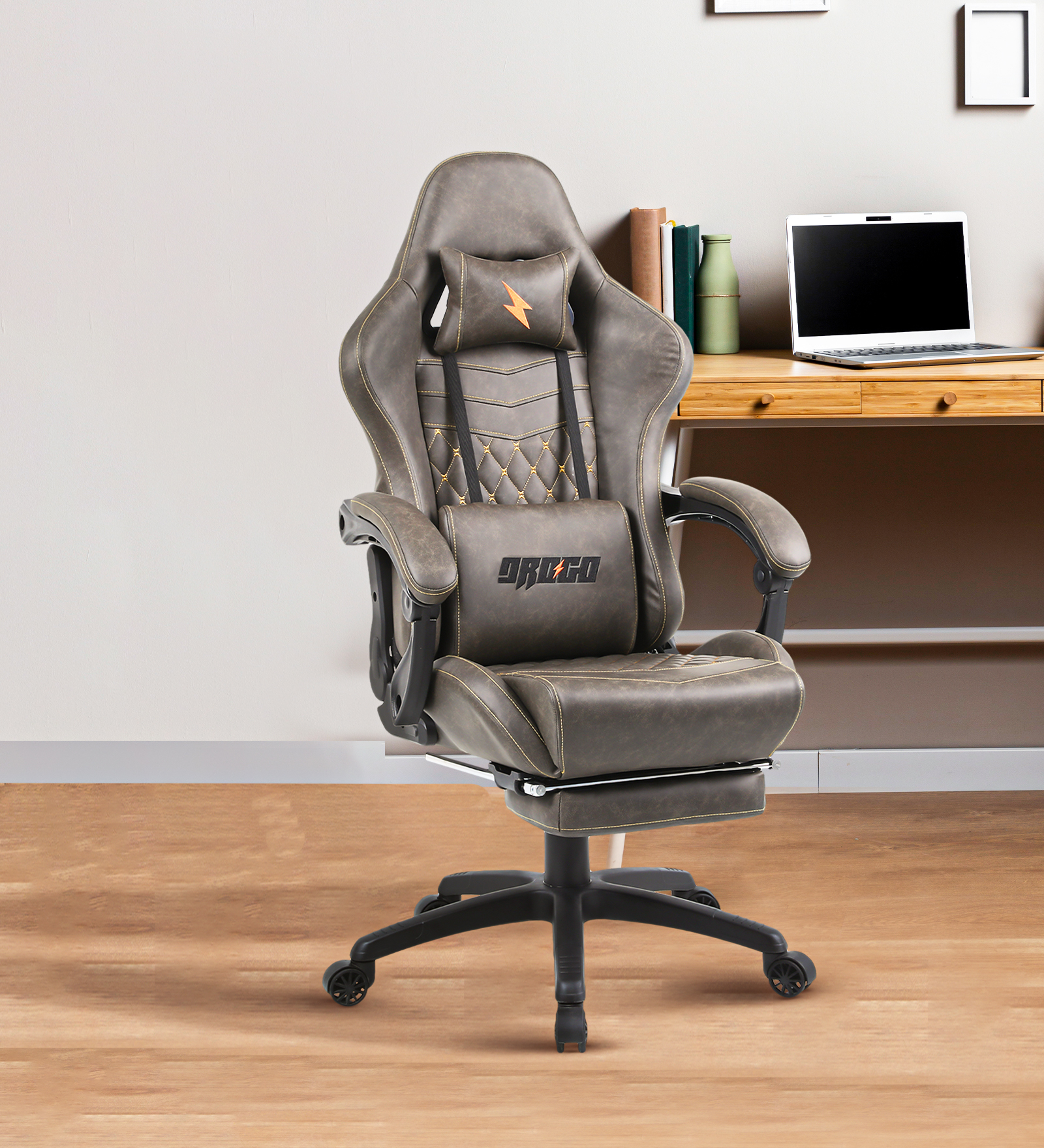 Emperor Gaming Chair in Brown Colour Emperor Gaming Chair in Brown Colour
