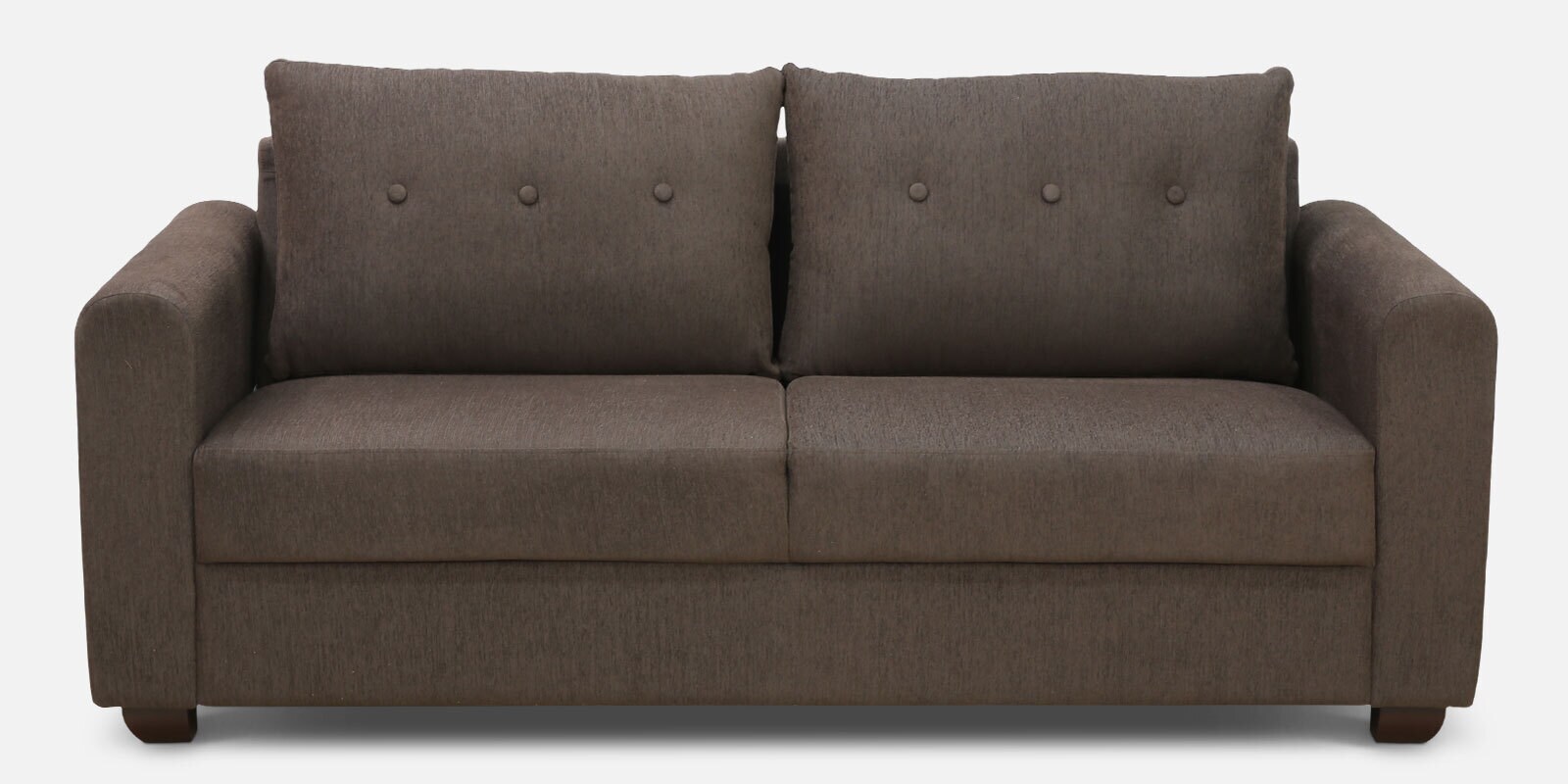Emaa 3 Seater Sofa In Chestnut Brown Colour