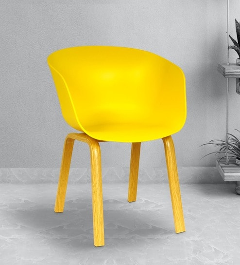 Emilia Iconic Chair in Yellow Colour