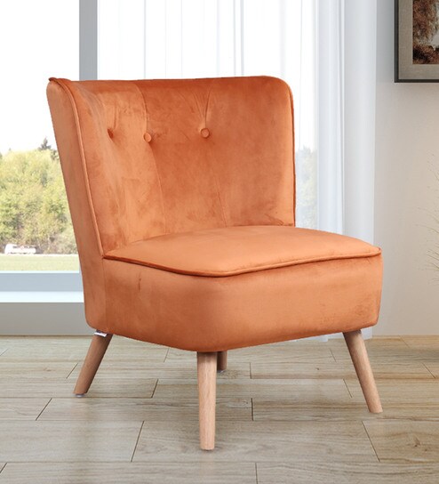 Buy Emma Accent Chair In Rust Colour By Hometown Online Slipper