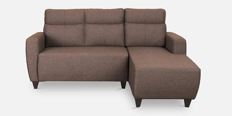 Buy Emily 3 Seater LHS Sofa In Brown Colour By Home Centre Online - Lawson  LHS Sectional Sofas - Sofas - Furniture - Pepperfry Product