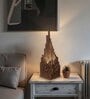Emanate Wooden Table Lamp with Brown Base