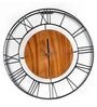 Ember Brown Iron Novelty Wall Clock
