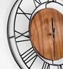 Ember Brown Iron Novelty Wall Clock
