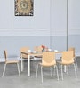 Ember 6 Seater Dining Set in Urban Teak Colour