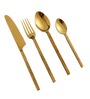 Ember Texture Cutlery Set Gold