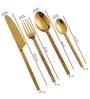 Ember Texture Cutlery Set Gold