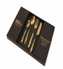 Ember Texture Cutlery Set Gold