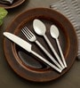 Ember Texture Cutlery Set Silver