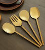 Ember Texture Serving Set Gold