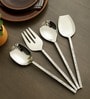 Ember Texture Serving Set Silver