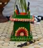 Embossed Green
Paper Mache Pen Stand
