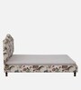 Embrace Queen Size Floral Bed In White Colour