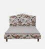 Embrace Queen Size Floral Bed In White Colour