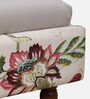Embrace Queen Size Floral Bed In White Colour