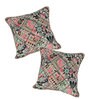 Embroidered Cotton 18 x 18 Inch Cushion Covers (Set of 2)