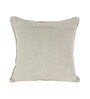 Beige Traditional Cotton 18 x 18 Inches Embroidered Cushion Covers (Set of 2)