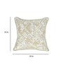 Beige Traditional Cotton 18 x 18 Inches Embroidered Cushion Covers (Set of 2)