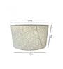 Embroidery Transparent Drum Lampshade
