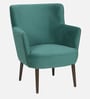 Emerald Chic Velvet Accent Chair In Light Green Colour