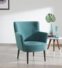 Emerald Chic Velvet Accent Chair In Light Green Colour