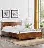 Emerald King Size Bed in Teak Finish