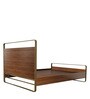 Emerald King Size Bed in Teak Finish
