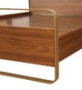 Emerald King Size Bed in Teak Finish