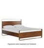 Emerald King Size Bed in Teak Finish
