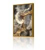 Emerald Multicolour Engineered Wood Framed Canvas Wall Painting