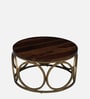 Emerant Metal Coffee Table In Matte Gold Finish