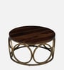 Emerant Metal Coffee Table In Matte Gold Finish