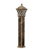 Emerita Single Light Outdoor Bollard Light In Antique Gold Finish