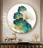 Emerland Petal Design Acrylic Round Wall Art