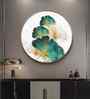 Emerland Petal Design Acrylic Round Wall Art