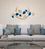 Emerson Blue & Gold Iron Wall Art