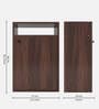 Emi Side Table with Storage in Walnut Finish