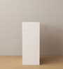 Emi Side Table with Storage in White Colour