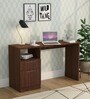 Emica Writing Table in Brown Finish
