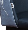 Emil Fabric Dining Chair In Blue Colour